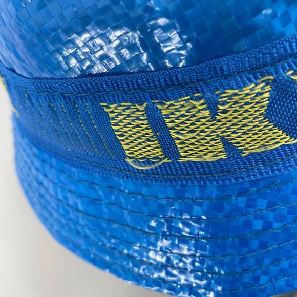 IKEA KNORVA Bucket Hat Blue & Yellow One Size Unisex Streetwear Cap - Picture 5 of 8